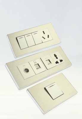 供应欧璐118系列墙壁开关插座模块，厂家直销可贴牌