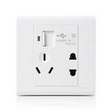 正泰墙壁USB插座 家装升级的智能之选