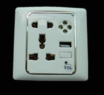 YDL金域LED光控USB墙壁插座 智能化家居的便捷之选